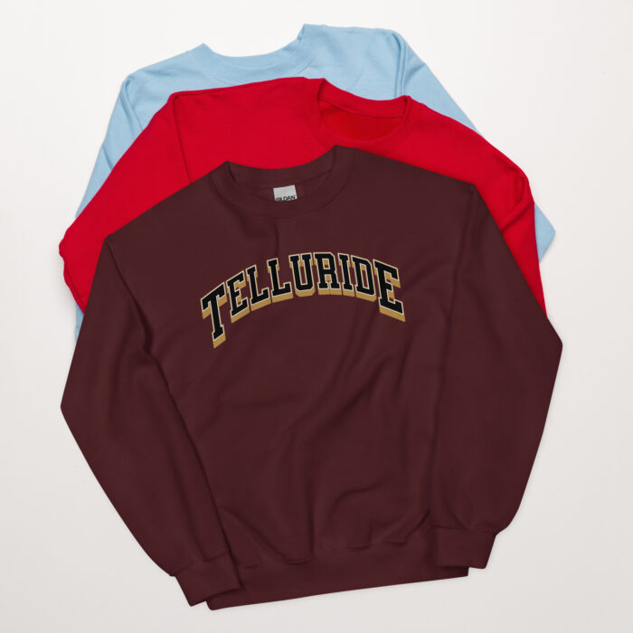 Telluride Colorado Unisex Sweatshirt for Snowboarding and Winter Wear., Gift for Men Women and Teens. - Image 3