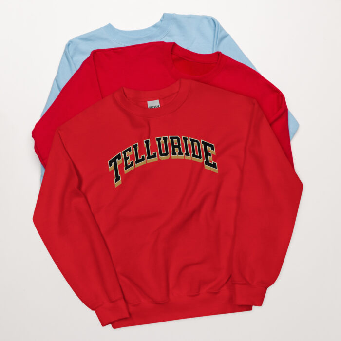Telluride Colorado Unisex Sweatshirt for Snowboarding and Winter Wear., Gift for Men Women and Teens. - Image 4