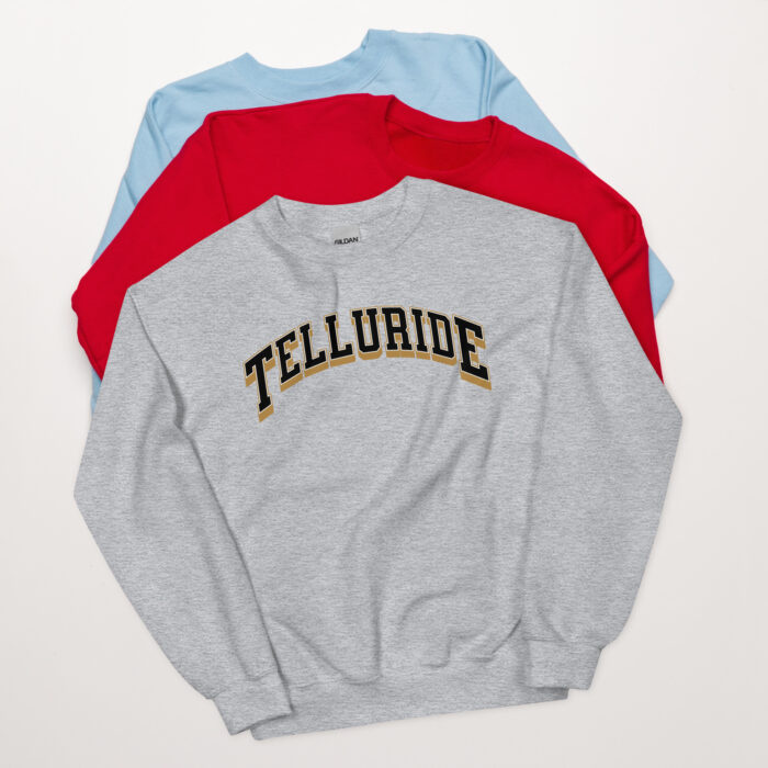 Telluride Colorado Unisex Sweatshirt for Snowboarding and Winter Wear., Gift for Men Women and Teens. - Image 9