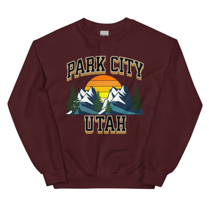 Park City Utah Unisex Sweatshirts for Snowboarding and Winter Wear., Gift for Men, Women and Teens. - Image 3