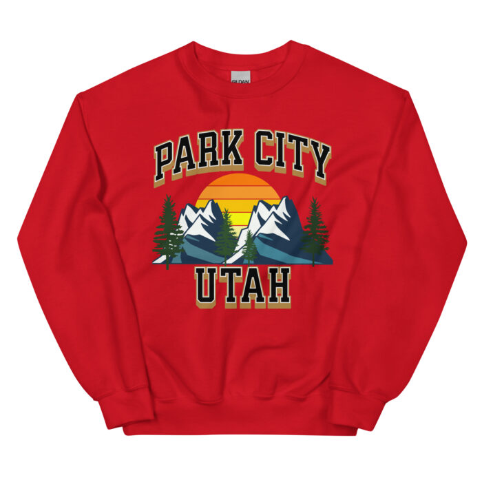 Park City Utah Unisex Sweatshirts for Snowboarding and Winter Wear., Gift for Men, Women and Teens.