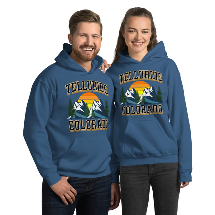 Telluride Colorado Unisex Hoodie Style Sweatshirt for Snowboarding and Winter Wear., Gift for Men, Women and Teens. - Image 6