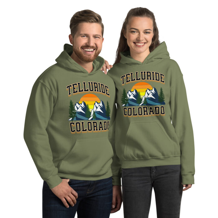 Telluride Colorado Unisex Hoodie Style Sweatshirt for Snowboarding and Winter Wear., Gift for Men, Women and Teens. - Image 7