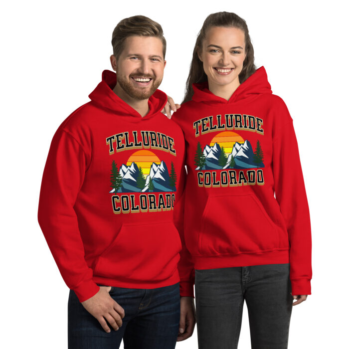 Telluride Colorado Unisex Hoodie Style Sweatshirt for Snowboarding and Winter Wear., Gift for Men, Women and Teens. - Image 4