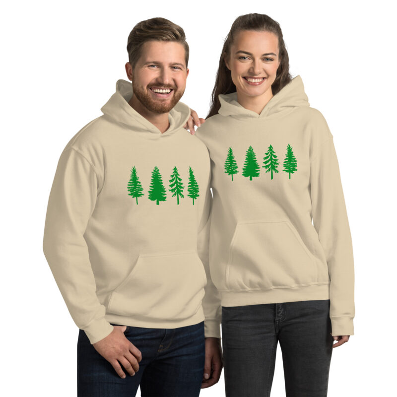 Pine Tree hoodie Style Sweatshirt, Camping Hoodie Evergreen Trees Christmas Hoodie Sweat Nature Lover Gift, Nature hoodie sweatshirt for Women Gift for Women, men and teens.