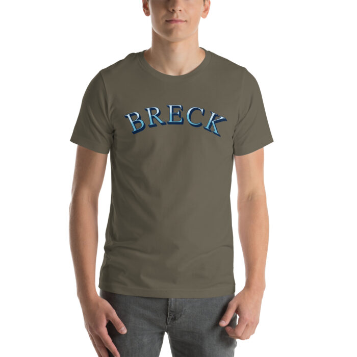 Breck Unisex Tshirt Breckenridge Colorado Minimalist Trendy Varsity Style Tshirt Stylish Winter Wear, looks great on the ski slopes, the mall or even school! For women,men and teens. - Image 6