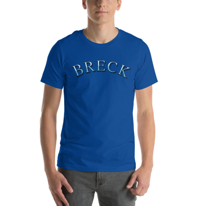 Breck Unisex Tshirt Breckenridge Colorado Minimalist Trendy Varsity Style Tshirt Stylish Winter Wear, looks great on the ski slopes, the mall or even school! For women,men and teens. - Image 4