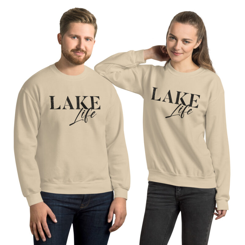 Lake Life Unisex Sweatshirt, Lake House Shirt, Camping Lake Vacation Shirt, Great Lakes Sweatshirt, Lake Life Pullover