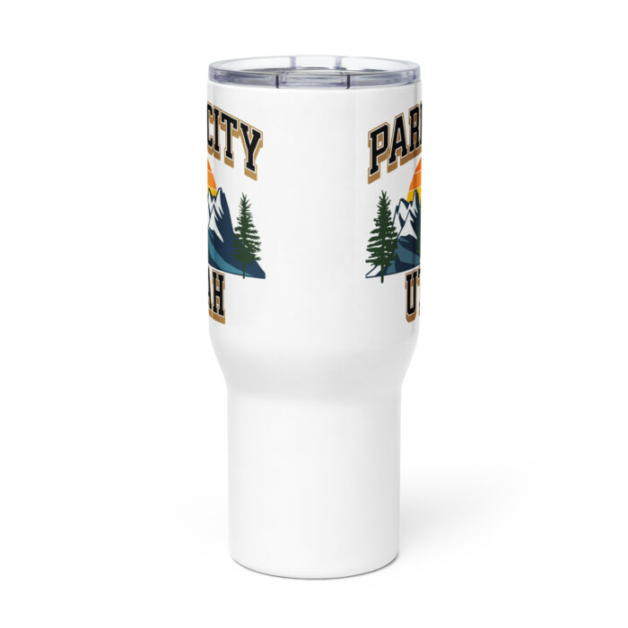 Park City Utah Skiing Travel mug with a handle - Image 3